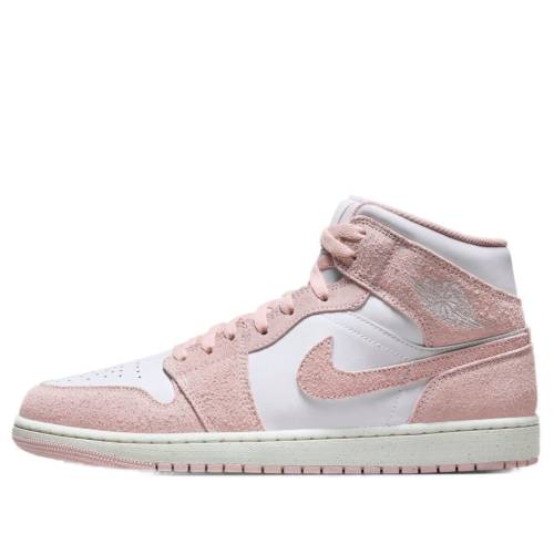 ナイキ ジョーダン ミッド 伝え話し 白いこと 白いこと サクラ色 \u0027WHITE PINK\u0027 スニーカー メンズ JORDAN AIR 1 MID SE LEGEND FN5215-161 / WHITE SAIL LEGEND PINK