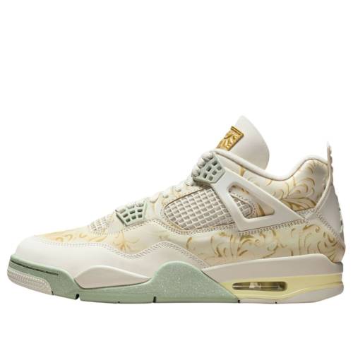ナイキ ジョーダン パール ゴールド \u0027SOMOS ETERNOS\u0027 スニーカー メンズ JORDAN AIR 4 IM8116-047 / SOFT PEARL METALLIC GOLD LIGHT