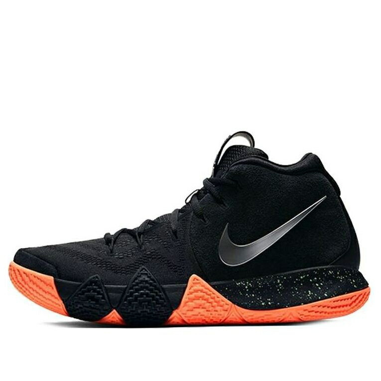 ナイキ カイリー 黒いこと 黒いこと \u0027SILVER ORANGE\u0027 スニーカー メンズ NIKE KYRIE 4 943806-010 / BLACK スニーカー-靴-メンズ靴