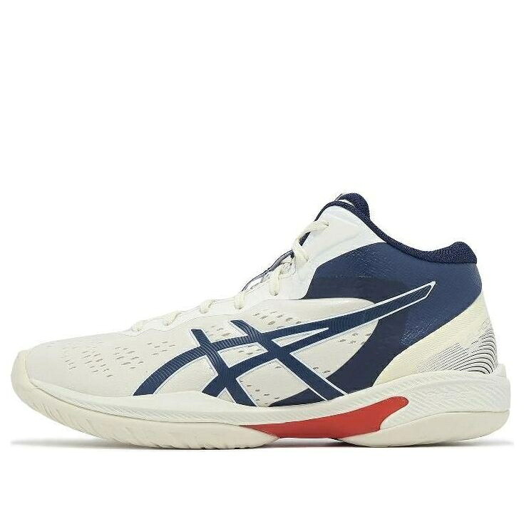 アシックス 青味 青み 皮膚軟化剤 \u0027WHITE RED\u0027 スニーカー メンズ ASICS GEL-HOOP V16 S BLUE 1063A102-100 / CREAM BLUE EXPANSE