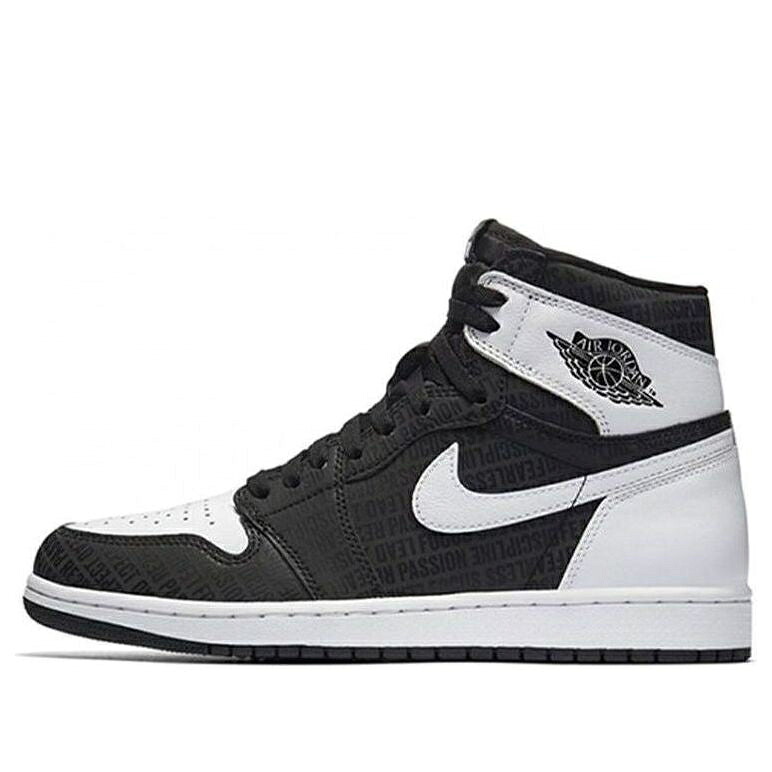 ナイキ ジョーダン ご機嫌 黒いこと 黒いこと \u0027RE2PECT\u0027 スニーカー メンズ JORDAN AIR 1 RETRO HIGH OG 555088-008 / BLACK