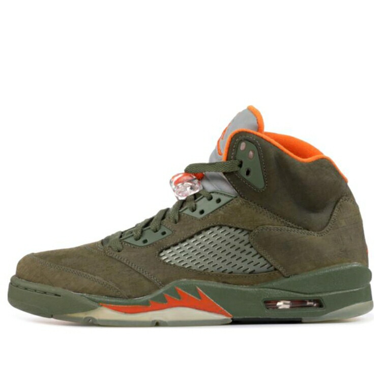ナイキ ジョーダン 緑 グリーン 'OLIVE' スニーカー メンズ JORDAN AIR 5 RETRO LS 314259-381 / GREEN 76,505円