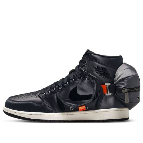 ナイキ ジョーダン ご機嫌 黒いこと 黒いこと \u0027STASH\u0027 スニーカー メンズ JORDAN AIR 1 RETRO HIGH OG UTILITY DN4336-001 / BLACK ANTHRACITE SAIL OFF NOIR