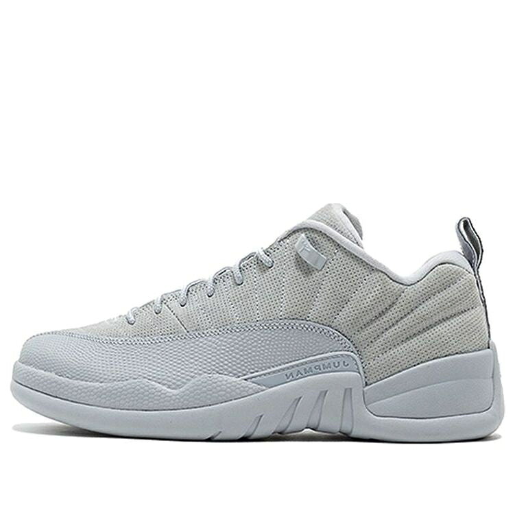 ナイキ ジョーダン 灰色 グレー 紺色 ネイビー 'WOLF GREY' スニーカー メンズ JORDAN AIR 12 LOW RETRO 308317-002 / GREY ARMORY NAVY ELECTROLIME