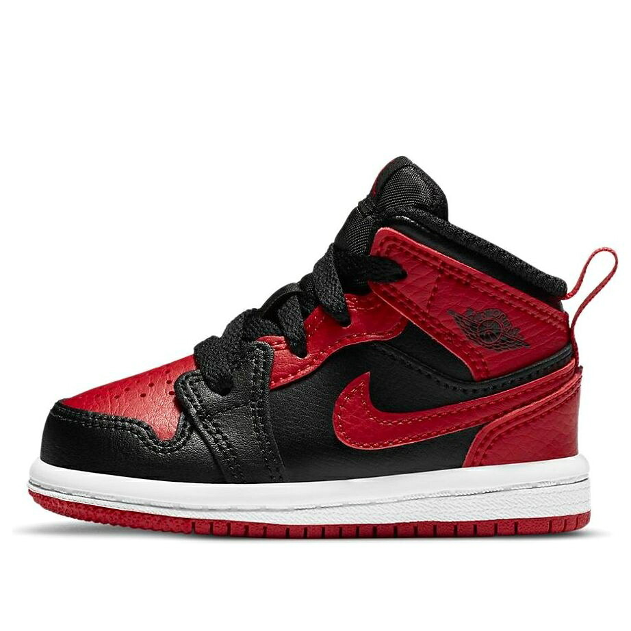 ナイキ ジョーダン ミッド 赤 レッド 'BANNED' ベビー JORDAN (TD) AIR 1 MID 640735-074 / RED