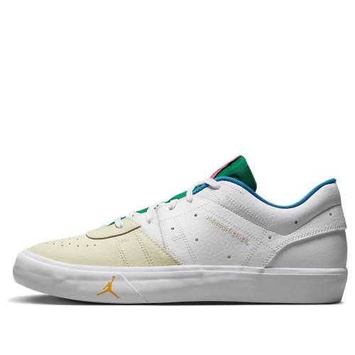 ナイキ ジョーダン シリーズ スニーカー 運動靴 白色 ホワイト 緑 グリーン 黄色 イエロー 'SWING FENCE' スニーカー メンズ JORDAN AIR SERIES 1 SHOES FOR THE FB2050-100 / WHITE GREEN YELLOW|スニケス