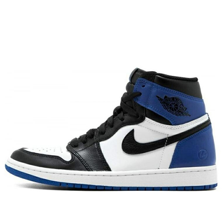 ナイキ ジョーダン ハイ 白色 ホワイト 黒色 ブラック 'WHITE' スニーカー メンズ JORDAN AIR 1 RETRO HIGH OG X FRAGMENT DESIGN 716371-040 / WHITE SPORT ROYAL BLACK