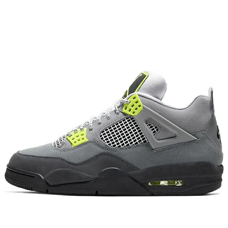 ナイキ ジョーダン 冷やりとした 薄墨色 薄墨色 \u0027NEON 95\u0027 スニーカー メンズ JORDAN AIR 4 RETRO SE CT5342-007 / COOL GREY VOLT WOLF GREY