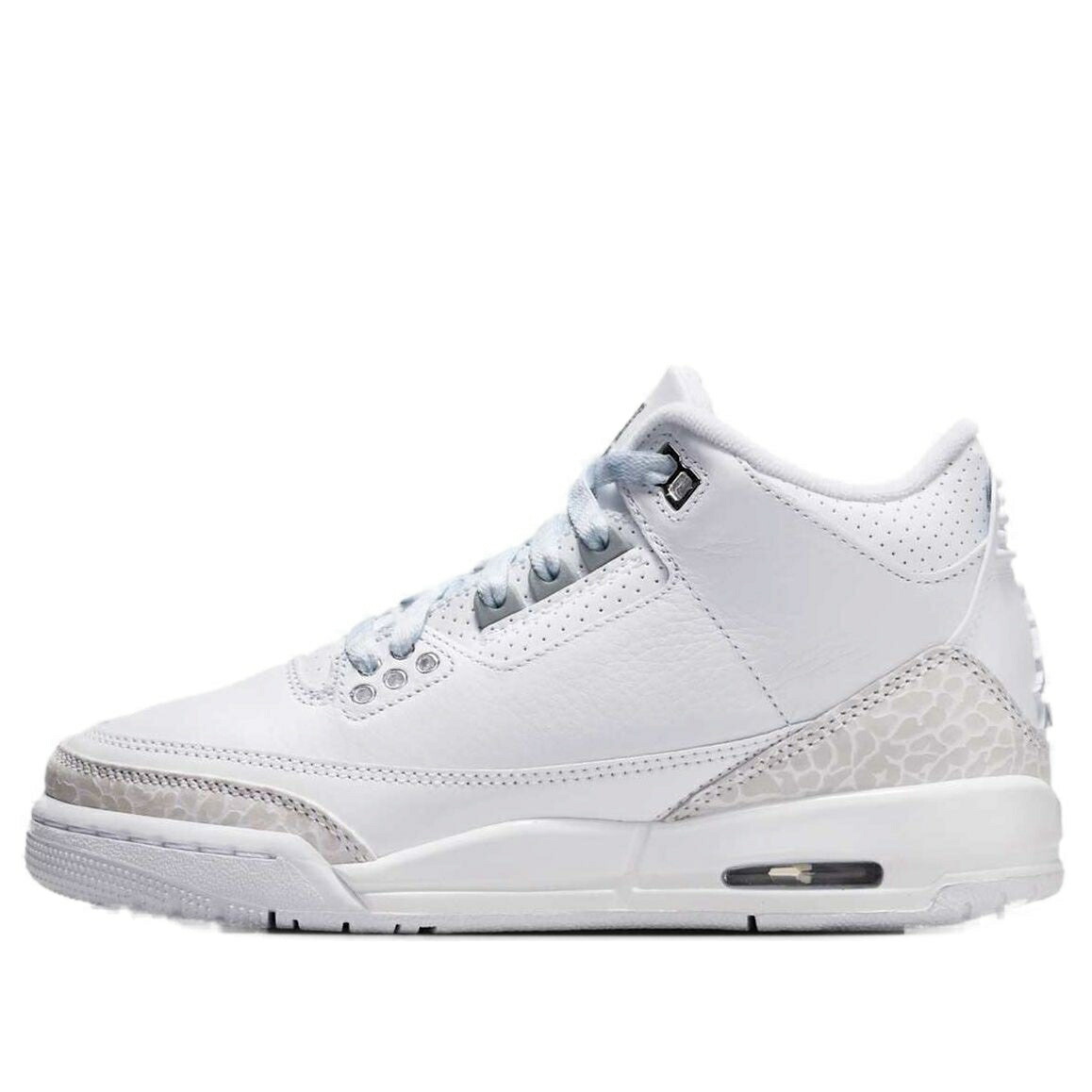 ナイキ ジョーダン 白色 ホワイト 銀色 シルバー 'PURE MONEY' ジュニア キッズ JORDAN (GS) AIR 3 DM0967-111 / WHITE WHITE METALLIC SILVER ベビー マタニティ スニーカー