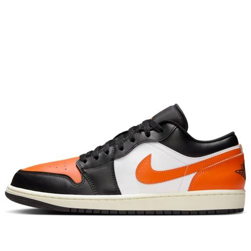ナイキ ジョーダン 黒色 ブラック 白色 ホワイト HATTERED ALTERNATE スニーカー メンズ JORDAN AIR 1 LOW BACKBOARD 553558-081 / BLACK STARFISH WHITE SAIL