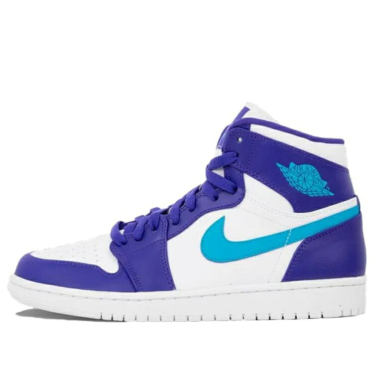 ナイキ ジョーダン ご機嫌 調和 コン吊りひも 白いこと 白いこと \u0027FENGSHUI\u0027 スニーカー メンズ JORDAN AIR 1 RETRO HIGH 332550-442 / BRIGHT CONCORD BL LAGOON WHITE