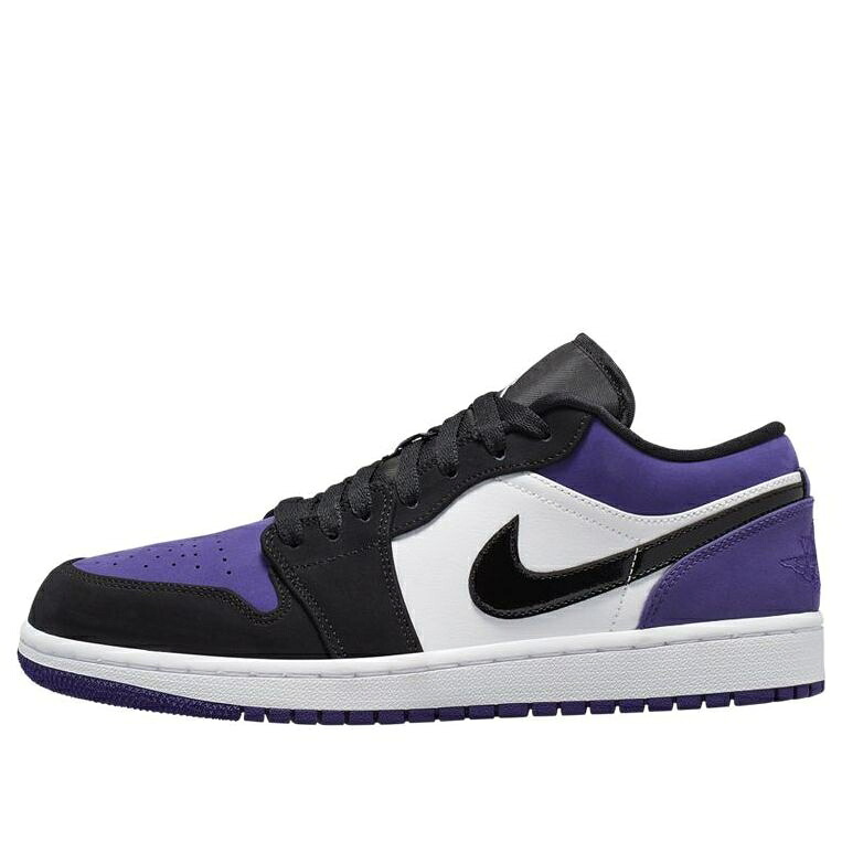 ナイキ ジョーダン 厚地の外套 紫 パープル 黒いこと 黒いこと 白いこと 白いこと \u0027COURT PURPLE\u0027 スニーカー メンズ JORDAN AIR 1 LOW 553558-125 / COURT PURPLE BLACK WHITE