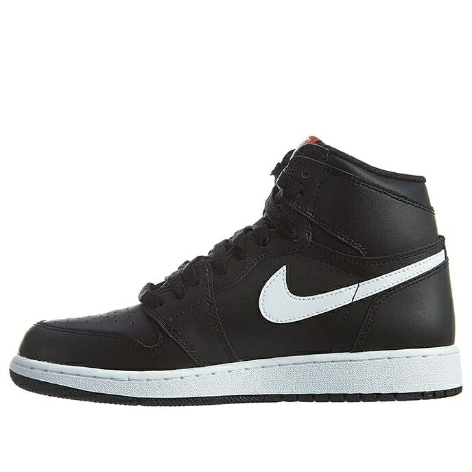 ナイキ ジョーダン ハイ 黒色 ブラック 白色 ホワイト 'YIN YANG' ジュニア キッズ JORDAN (GS) AIR 1 RETRO HIGH OG 575441-011 / BLACK BLACK WHITE ベビー マタニティ スニーカー｜スニケス