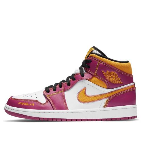 ナイキ ジョーダン ミッド 白色 ホワイト ゴールド DA MUERTOS スニーカー メンズ JORDAN AIR 1 MID DE DC0350-100 / WHITE UNIV GOLD CACTUS FLOWER