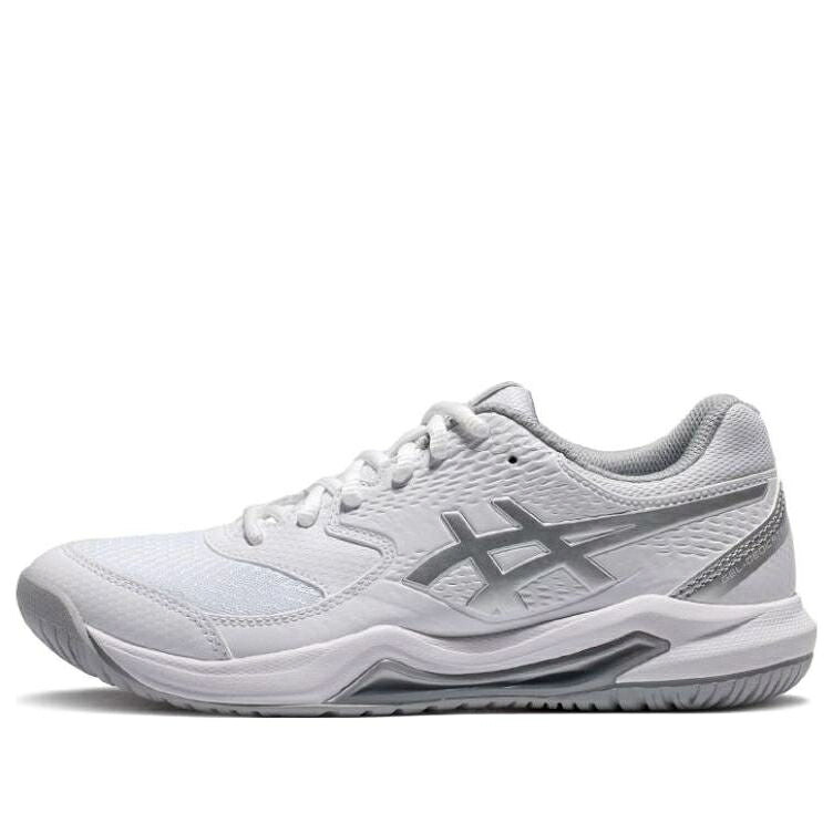 アシックス 純然たる 白いこと 白いこと しろがね色 しろがね色 \u0027WHITE SILVER\u0027 スニーカー レディース ASICS (WMNS) GEL-DEDICATE 8 PURE 1042A237-101 / WHITE PURE SILVER