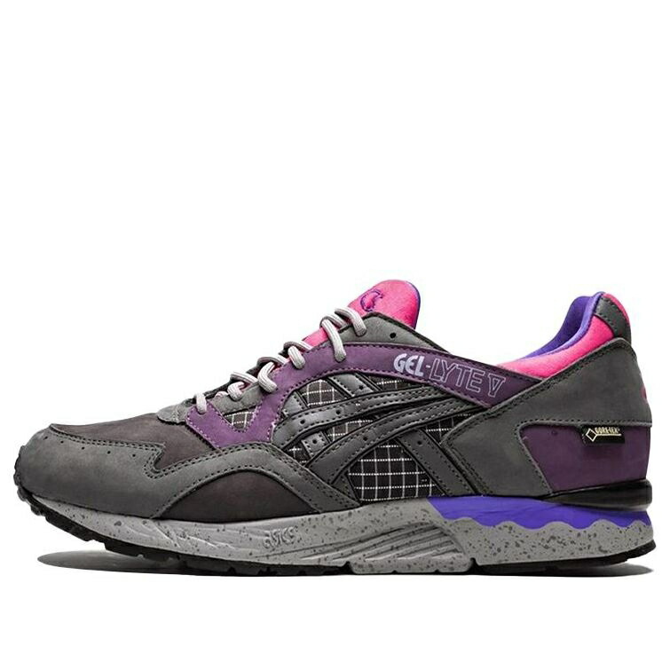アシックス スニーカー 運動靴 ゴアテックス 灰色 グレー グレイ ピンク 紫 パープル PLASH スニーカー メンズ ASICS PACKER SHOES X GEL LYTE 5 GORE-TEX H44FK-9191 / GRAY PINK PURPLE