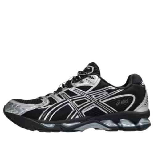 アシックス 黒色 ブラック 銀色 シルバー 10.1 BLACK METALLIC スニーカー メンズ ASICS GEL-NIMBUS 1203A820-001 / BLACK METALLIC SILVER