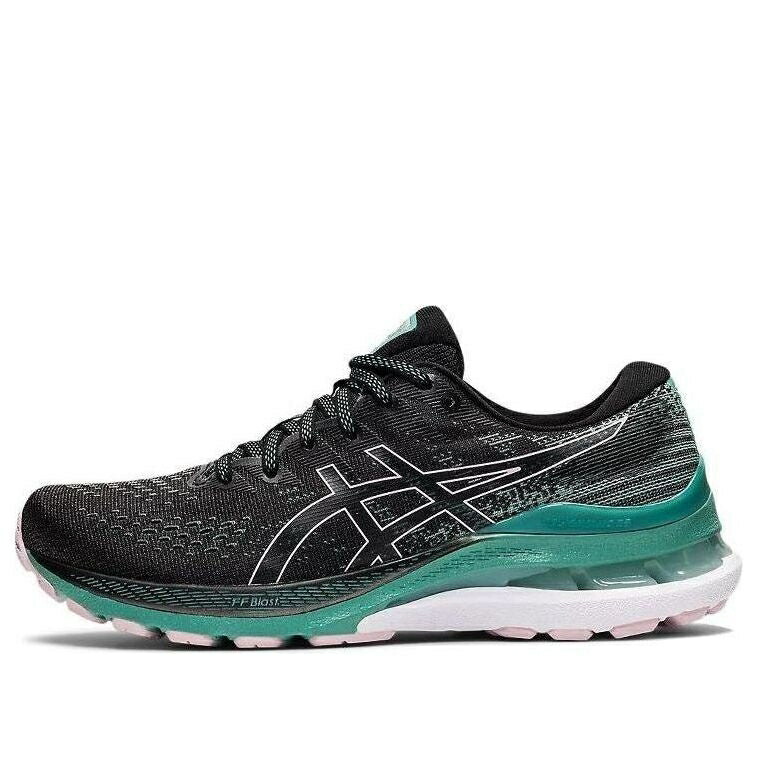 アシックス 黒色 ブラック 緑 グリーン 'BLACK SAGE' スニーカー レディース ASICS (WMNS) GEL-KAYANO 28 1012B047-004 / BLACK GREEN