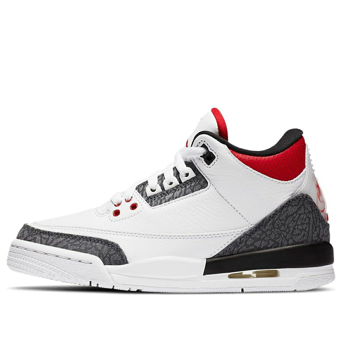 ナイキ ジョーダン 白いこと 白いこと \u0027FIRE RED\u0027 お坊っちゃん キッズ JORDAN (GS) AIR 3 SE-T JAPAN EXCLUSIVE DB4169-100 / WHITE もの言う花 マタニティ スニーカー