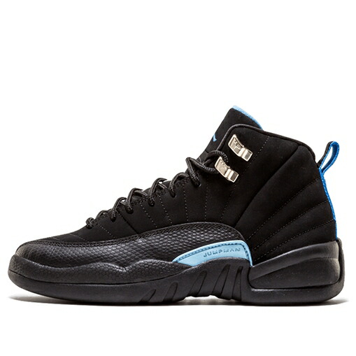 ナイキ ジョーダン 黒いこと 黒いこと \u0027NUBUCK\u0027 御坊っちゃん キッズ JORDAN (GS) AIR 12 RETRO 153265-018 / BLACK もの言う花 マタニティ スニーカー