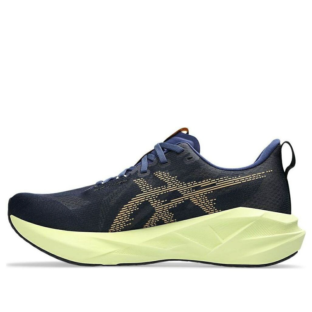 アシックス 青色 ブルー 藍色 インディゴ 'INDIGO AMBER' スニーカー メンズ ASICS NOVABLAST 5 BLUE 1011B974-402 / INDIGO BLUE AMBER