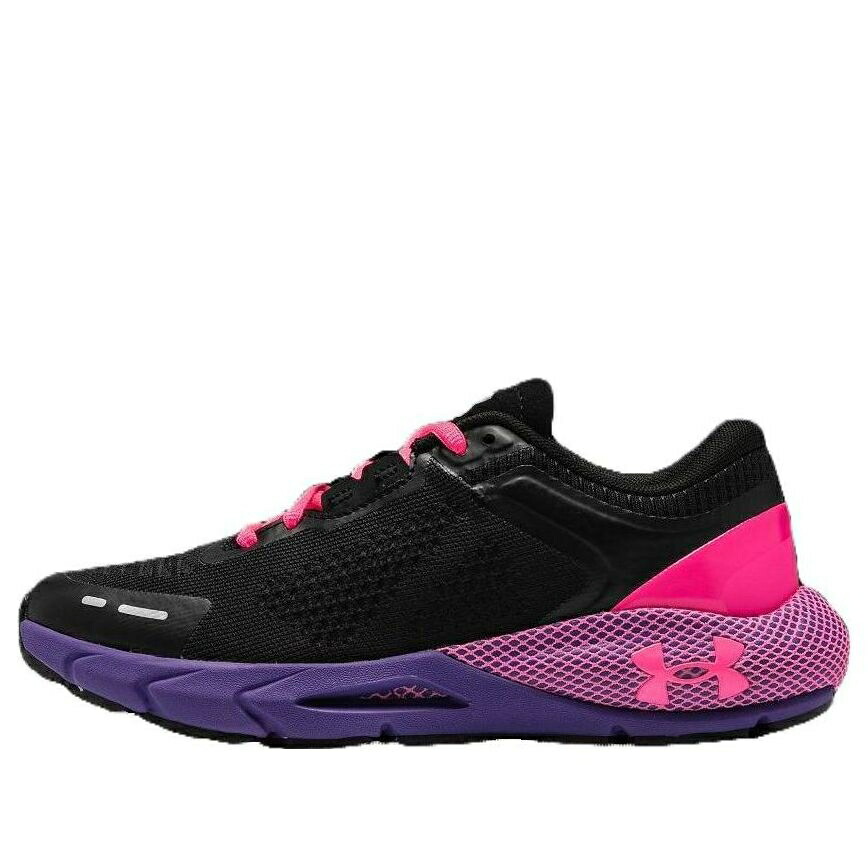 黒いこと 黒いこと サクラ色 紫 パープル アンダーアーマー \u0027BACK PINK\u0027 スニーカー メンズ UNDER ARMOUR UNDER ARMOUR HOVR PHANTOM 3028443-002 / BLACK PINK PURPLE