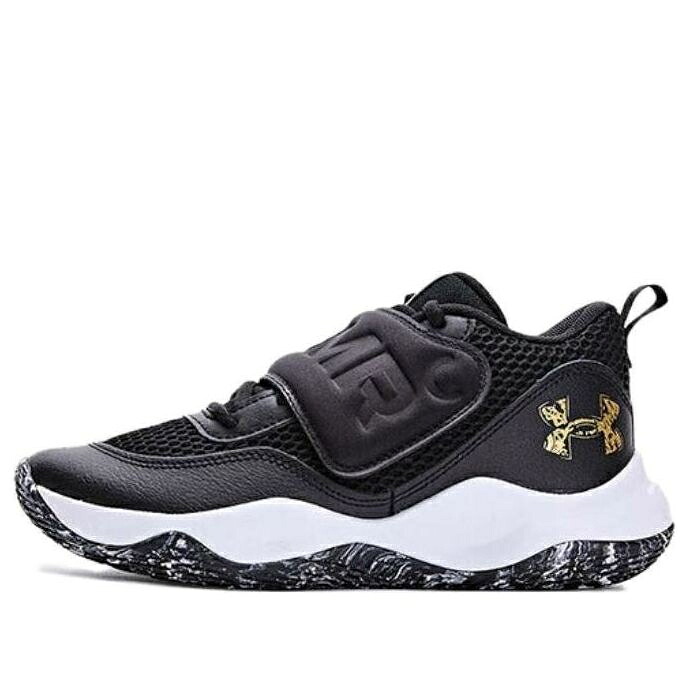 区画 黒いこと 黒いこと ゴールド アンダーアーマー \u0027BLACK GOLD\u0027 御坊っちゃん キッズ UNDER ARMOUR (GS) UNDER ARMOUR ZONE BB 2 METALLIC 3026637-001 / BLACK METALLIC GOLD もの言う花 マタニティ スニーカー