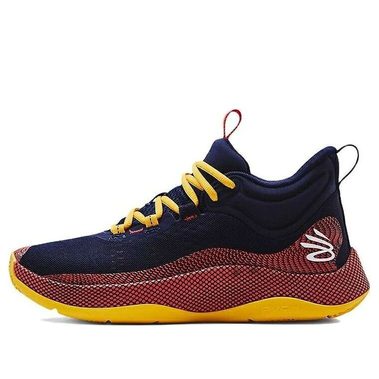 カリー 紺色 ネイビー 黒色 ブラック 黄色 イエロー アンダーアーマー 'MIDNIGHT TAXI' スニーカー メンズ UNDER ARMOUR UNDER ARMOUR CURRY HOVR SPLASH NAVY 3024719-403 / BLACK YELLOW