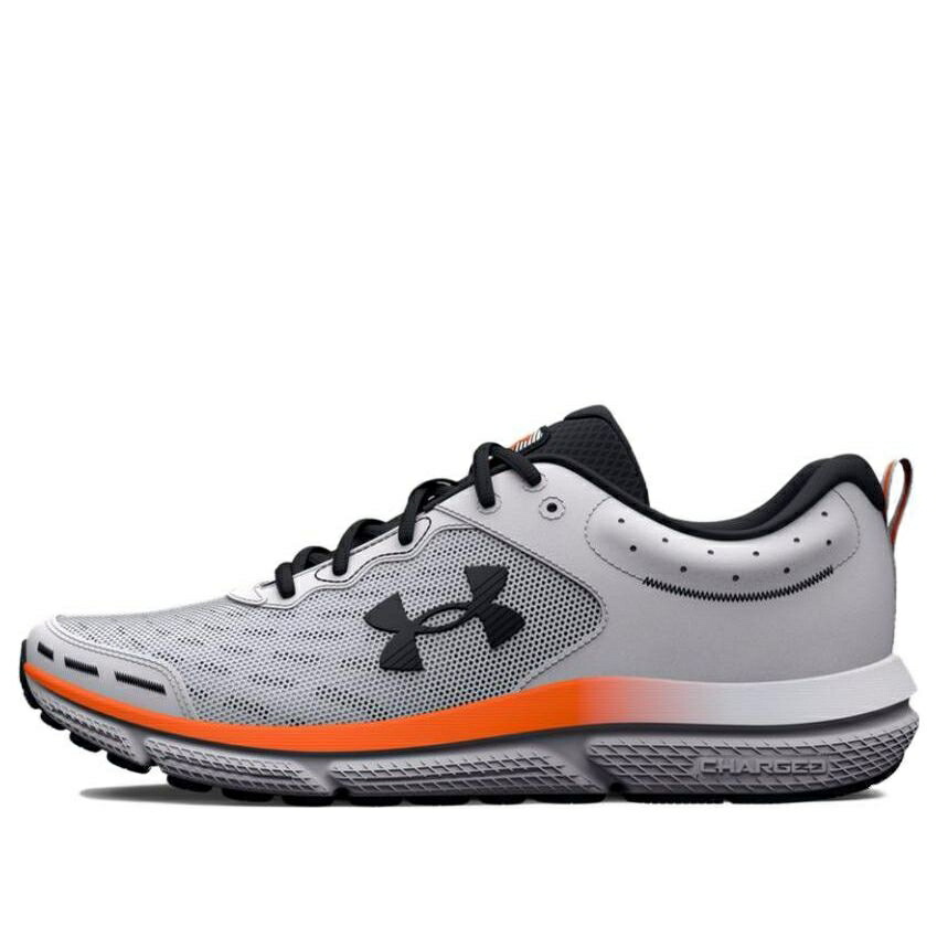 黒いこと 黒いこと 白いこと 白いこと アンダーアーマー \u0027WHITE ORANGE\u0027 スニーカー メンズ UNDER ARMOUR UNDER ARMOUR CHARGED ASSERT 10 BLACK 3026175-101 / WHITE BLACK