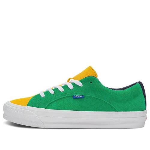 ヴァンズ バンズ 緑 緑であること 黄味がかった 黄色 \u0027GREEN YELLOW\u0027 スニーカー メンズ VANS OG LAMPIN LX VN0A7Q4U02I / GREEN YELLOW