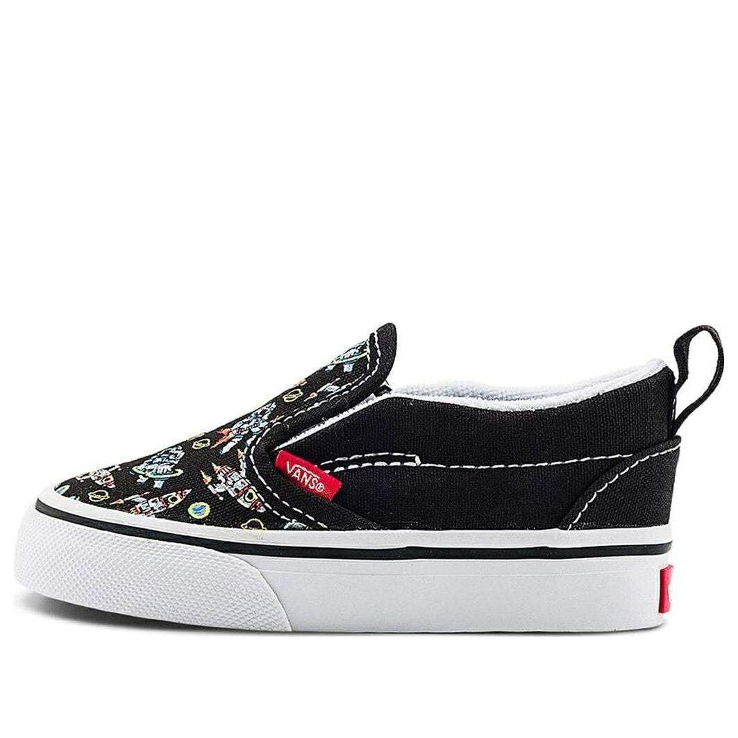 ヴァンズ バンズ クラシック スリッポン 黒色 ブラック 'BLACK' ベビー VANS (TD) CLASSIC SLIP-ON VN000UBSBOS / BLACK｜スニケス
