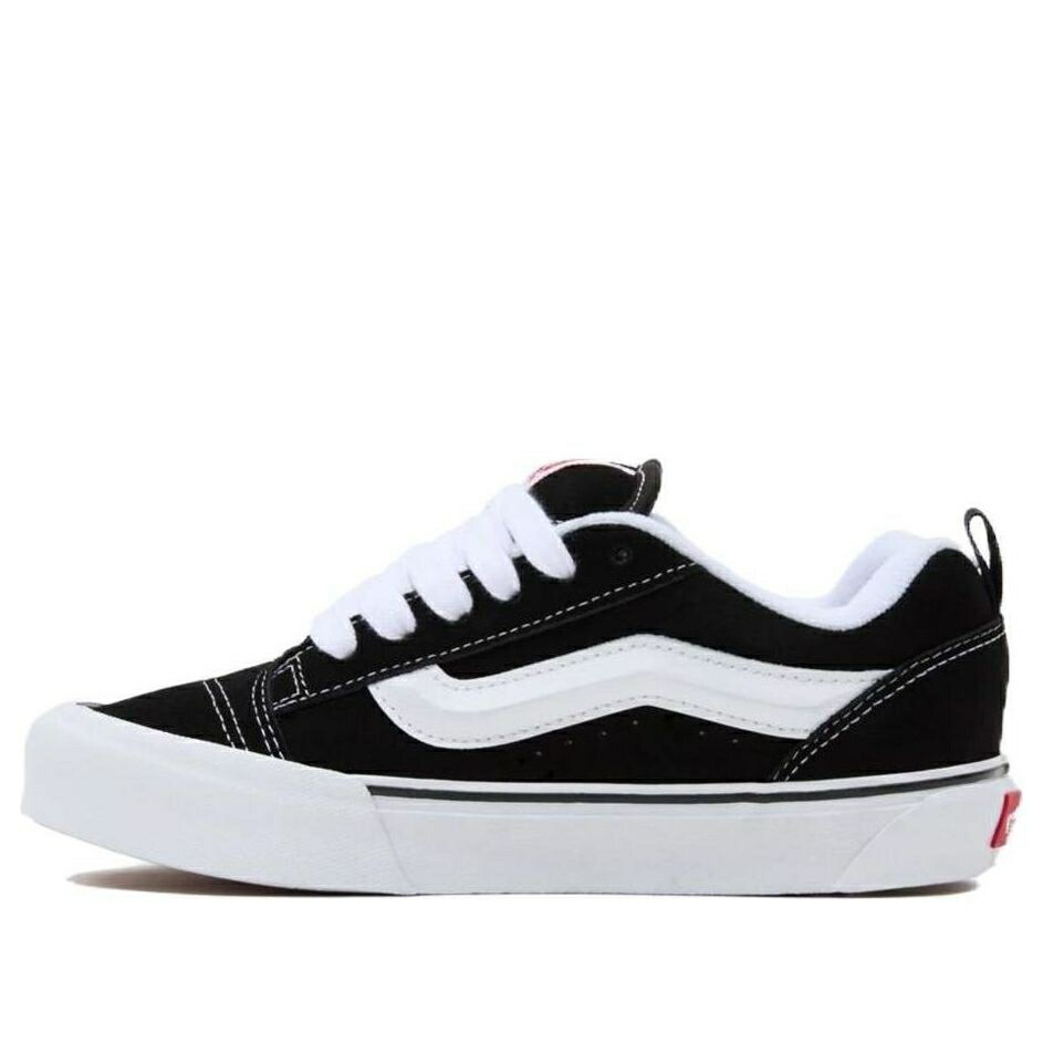 ヴァンズ バンズ 黒色 ブラック 白色 ホワイト BLACK WHITE スニーカー メンズ VANS KNU SKOOL VN0009QC6BT / BLACK TRUE WHITE