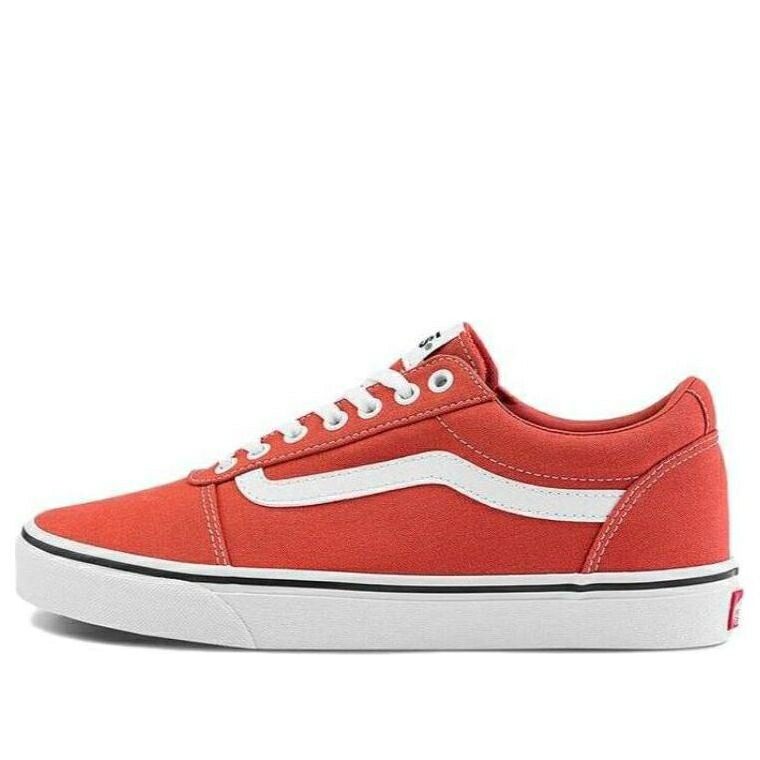 ヴァンズ バンズ 橙 オレンジ 白色 ホワイト BURNT ORANGE スニーカー メンズ VANS WARD VN0A36EMGWP / BURNT ORANGE WHITE