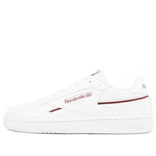 リーボック 野球クラブ 白いこと 白いこと 赤 赤いこと \u0027WHITE RED\u0027 スニーカー レディース REEBOK (WMNS) CLUB C 85 VEGAN 100074446 / WHITE RED