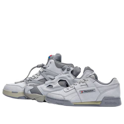 リーボック 薄墨色 薄墨色 薄墨色 \u002730TH BOX\u0027 スニーカー メンズ REEBOK X SONY PLAYSTATION ANNIVERSARY STACKING 100265884 / ANNIVERSARY GRAY ANNIVERSARY