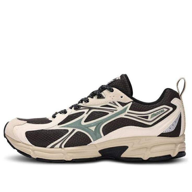 ミズノ 縮くれる ウェイブ ベージュ 黒いこと 黒いこと \u0027BAMBOO WHITE\u0027 スニーカー メンズ MIZUNO WAVE RIDER 10 D1GH240601 / BEIGE BLACK
