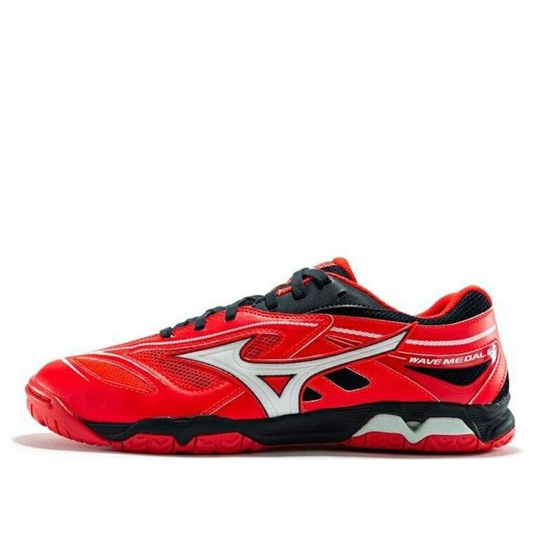 ミズノ ウェーブ ウェイブ 赤 レッド 黒色 ブラック RED BLACK スニーカー メンズ MIZUNO WAVE MEDAL 6 81GA191562 / RED BLACK