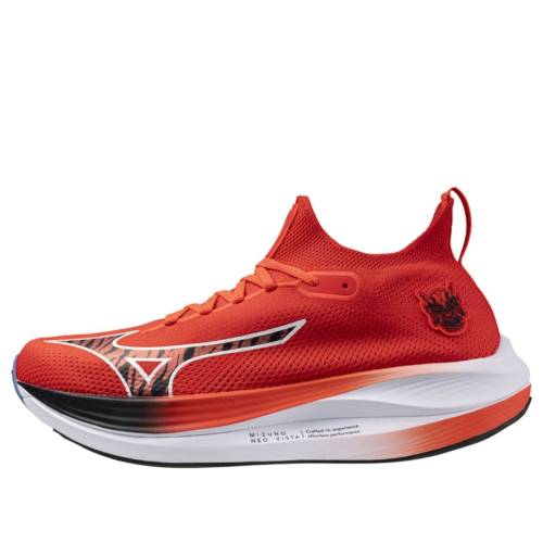 ミズノ ネオ 赤 レッド 青色 ブルー 'ONIHAYAI PACK' スニーカー メンズ MIZUNO NEO VISTA J1GC244753 / RED ONI BLUE ONI