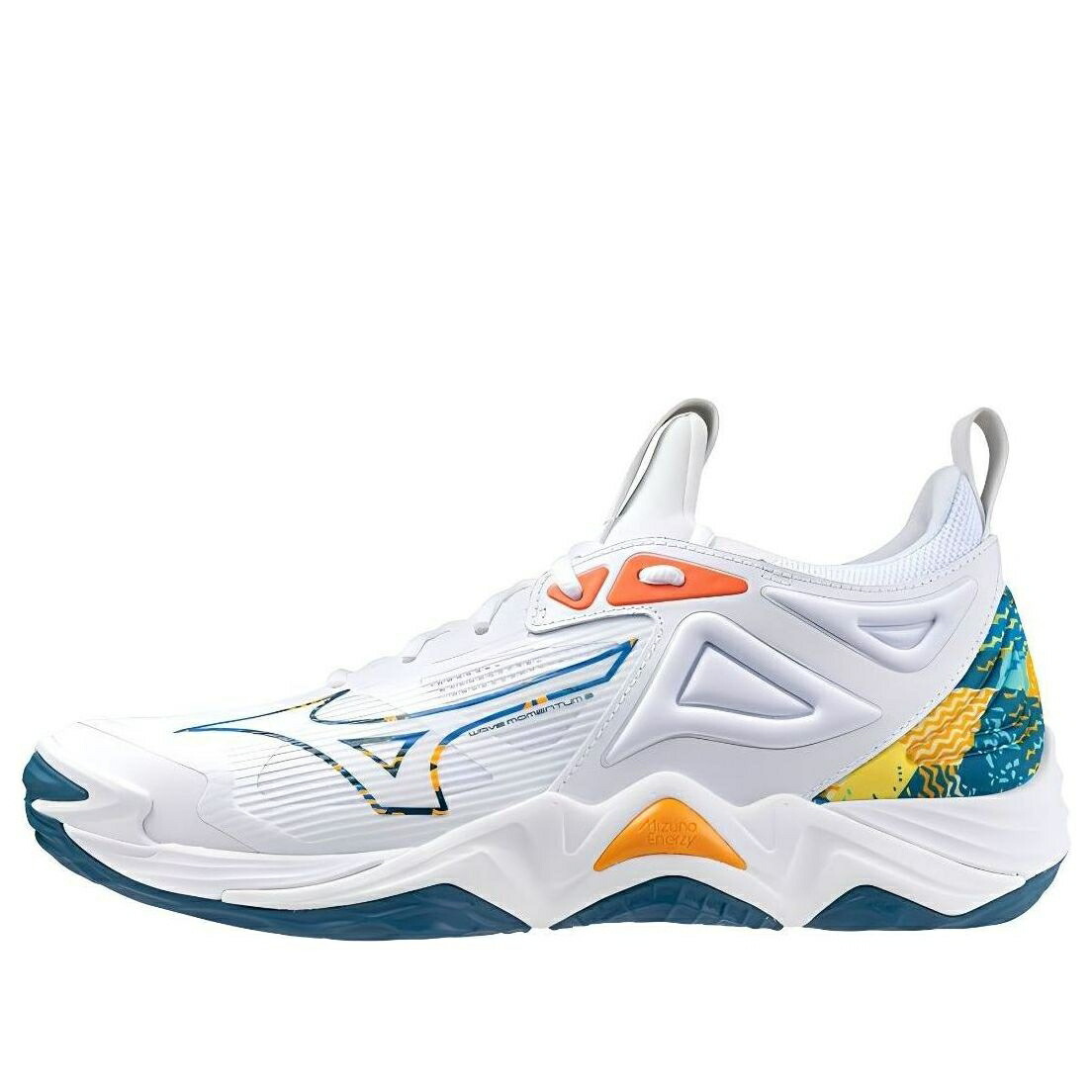 ミズノ ウェーブ ウェイブ 白色 ホワイト 'WHITE MULTICOLOR' スニーカー メンズ MIZUNO WAVE MOMENTUM 3 MULTI-COLOR' V1GA231256 / WHITE MULTI COLOR