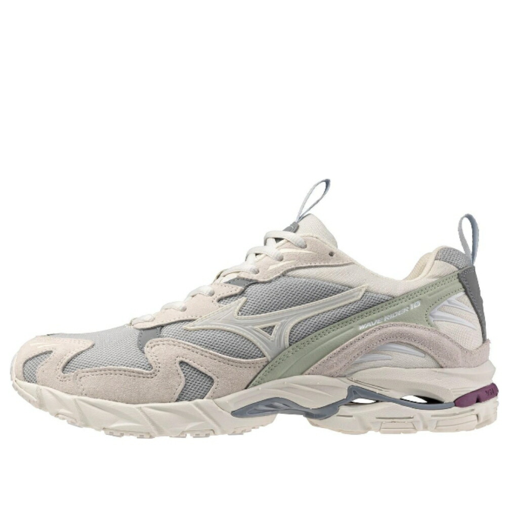 ミズノ 縮くれる ウェイブ 薄墨色 薄墨色 ベージュ \u0027GREY BEIGE\u0027 スニーカー メンズ MIZUNO WAVE RIDER 10 D1GA247103 / GREY BEIGE