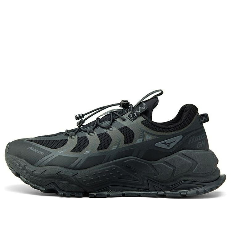 ミズノ ウェーブ ウェイブ 黒色 ブラック 'ALL BLACK' スニーカー メンズ MIZUNO WAVE SOLAR D1GH213802 / BLACK BLACK