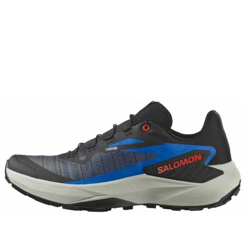サロモン 黒いこと 黒いこと 青碧 青碧 \u0027BLACK BLUE\u0027 スニーカー メンズ SALOMON GENESIS FRENCH 478077 / BLACK FRENCH BLUE