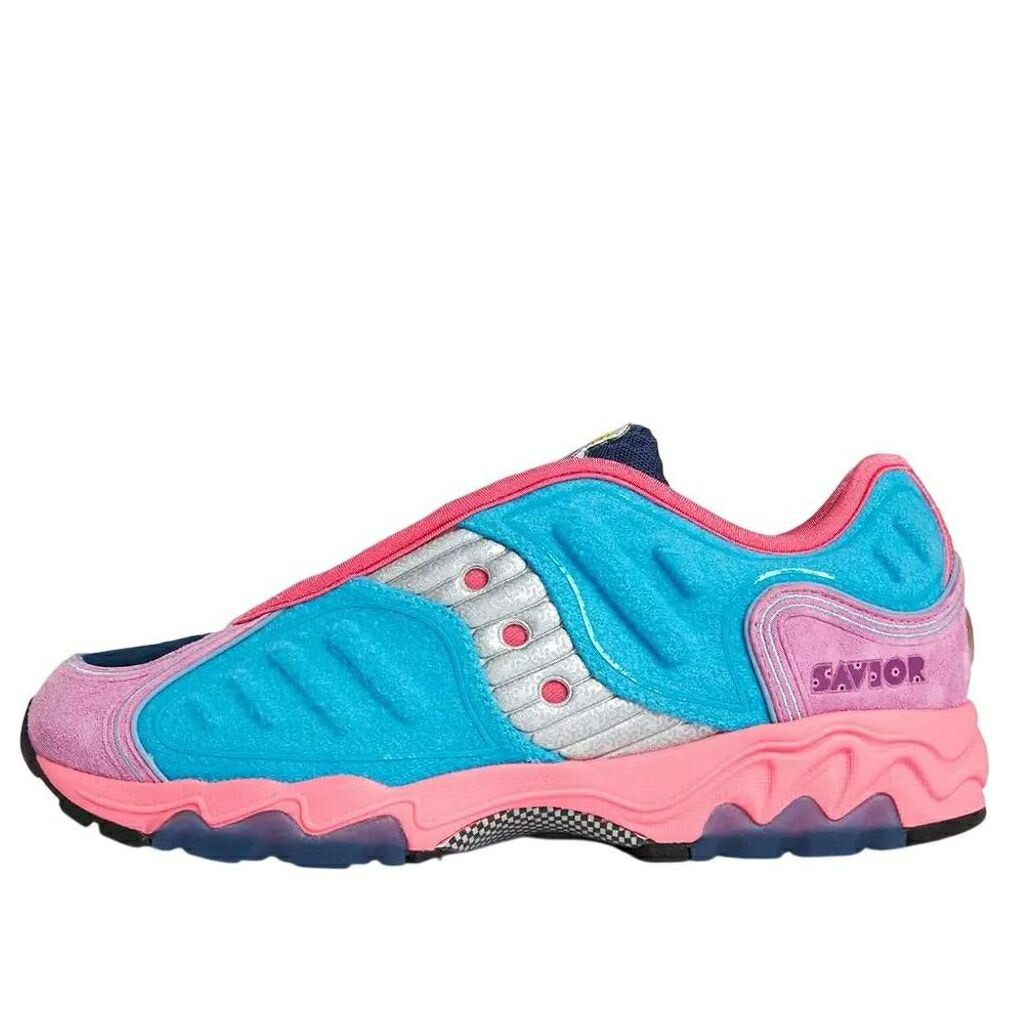 サッカニー スニーカー 運動靴 青色 ブルー ピンク 'NO PINK' スニーカー メンズ SAUCONY X JAE TIPS MATRIX SHOES IN THE HOUSE BLUE S70922-2 / BLUE PINK