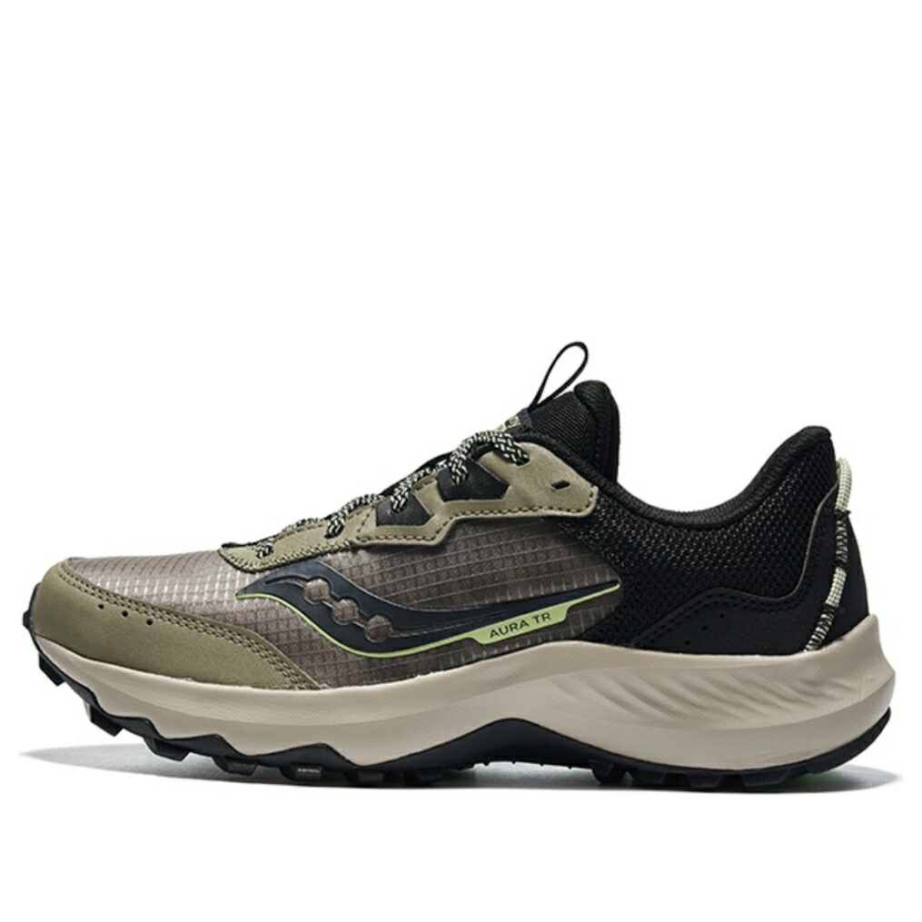 サッカニー オーラ 黒色 ブラック 'COFFEE BLACK' スニーカー メンズ SAUCONY AURA TR S20862-15 / COFFEE BLACK