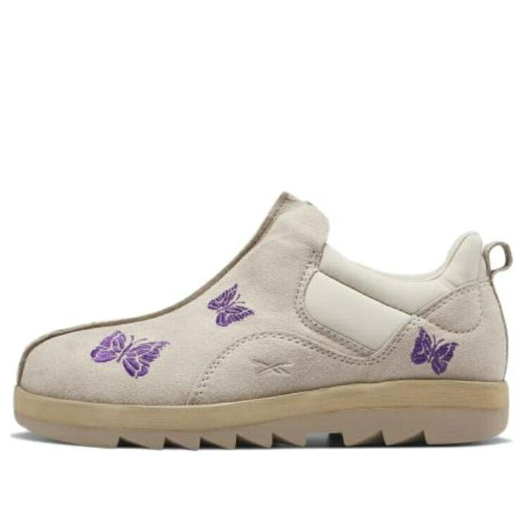 リーボック モダン ベージュ 砂色 サンド 'BEIGE PURPLE' スニーカー メンズ REEBOK BEATNIK X NEEDLES HP2977 / MODERN BEIGE SAND BEIGE EXTREME｜スニケス
