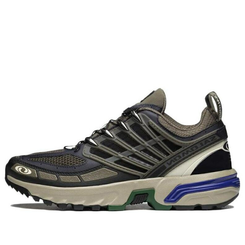 サロモン 労働者階級 黒いこと 黒いこと \u0027BROWN BLUE\u0027 スニーカー メンズ SALOMON ACS PRO ADVANCED 417526 / BLACK