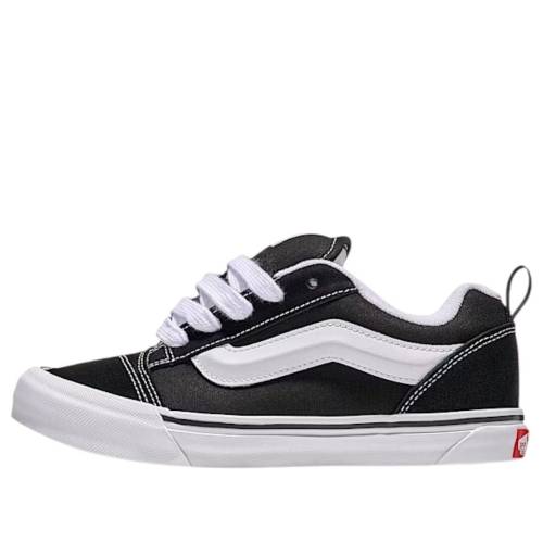ヴァンズ バンズ 黒色 ブラック 白色 ホワイト 'BLACK WHITE' ジュニア キッズ VANS (GS) KNU SKOOL VN000D2T6BT / BLACK WHITE ベビー マタニティ スニーカー