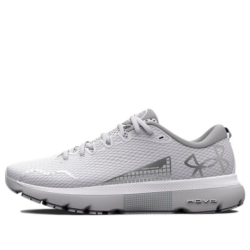 白色 ホワイト 灰色 グレー アンダーアーマー WHITE GREY スニーカー メンズ UNDER ARMOUR UNDER ARMOUR HOVR INFINITE 5 HALO 3026545-101 / WHITE HALO GREY