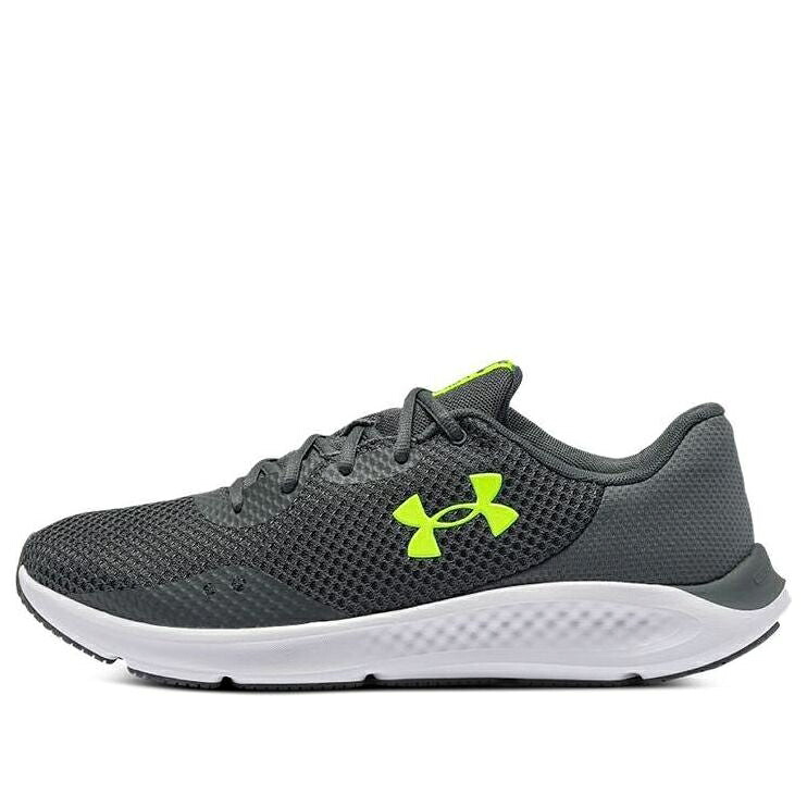 黒色 ブラック 黄色 イエロー 白色 ホワイト アンダーアーマー 'BLACK' スニーカー メンズ UNDER ARMOUR UNDER ARMOUR PURSUIT CHARGED 3 3025846-100 / BLACK NEON YELLOW WHITE