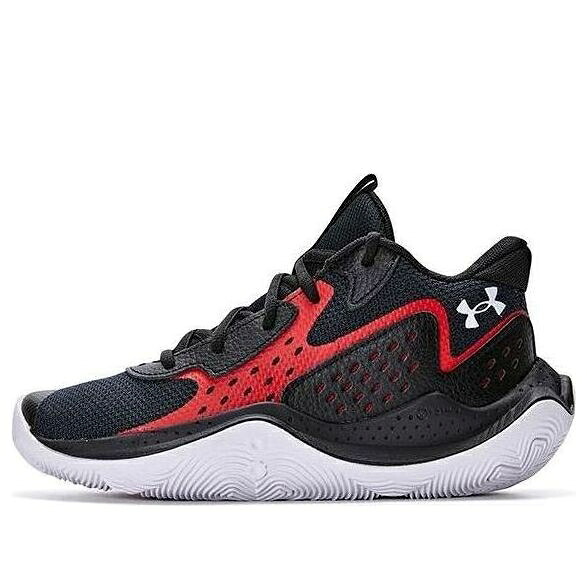 黒色 ブラック 赤 レッド アンダーアーマー '23 'BLACK RED' ジュニア キッズ UNDER ARMOUR (GS) UNDER ARMOUR JET 3026635-001-NEW / BLACK RED ベビー マタニティ スニーカー